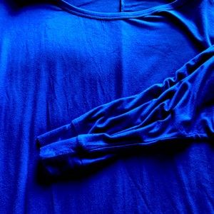 Women’s royal blue tunic top
